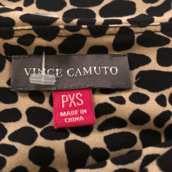 Vince Camino, leopard top, Sz PXS, new - Picture 2 of 7